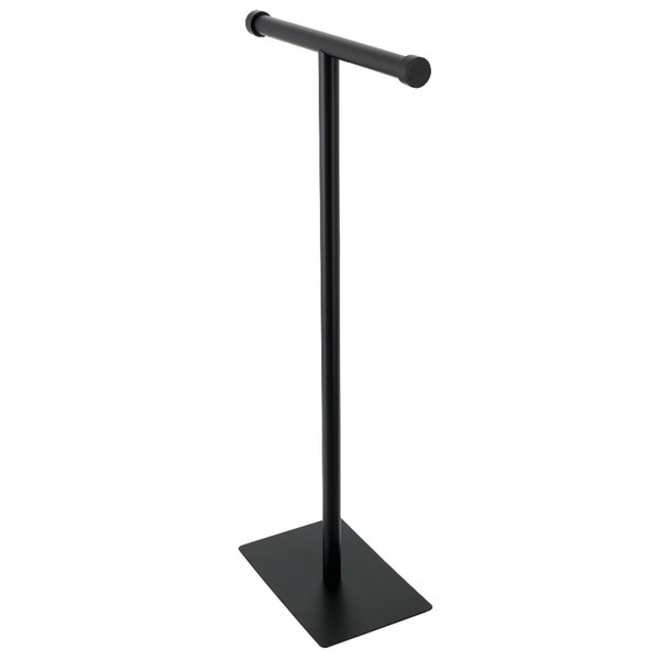 Kingston Brass CC8100 Freestanding Toilet Paper Stand, Matte Black CC8100